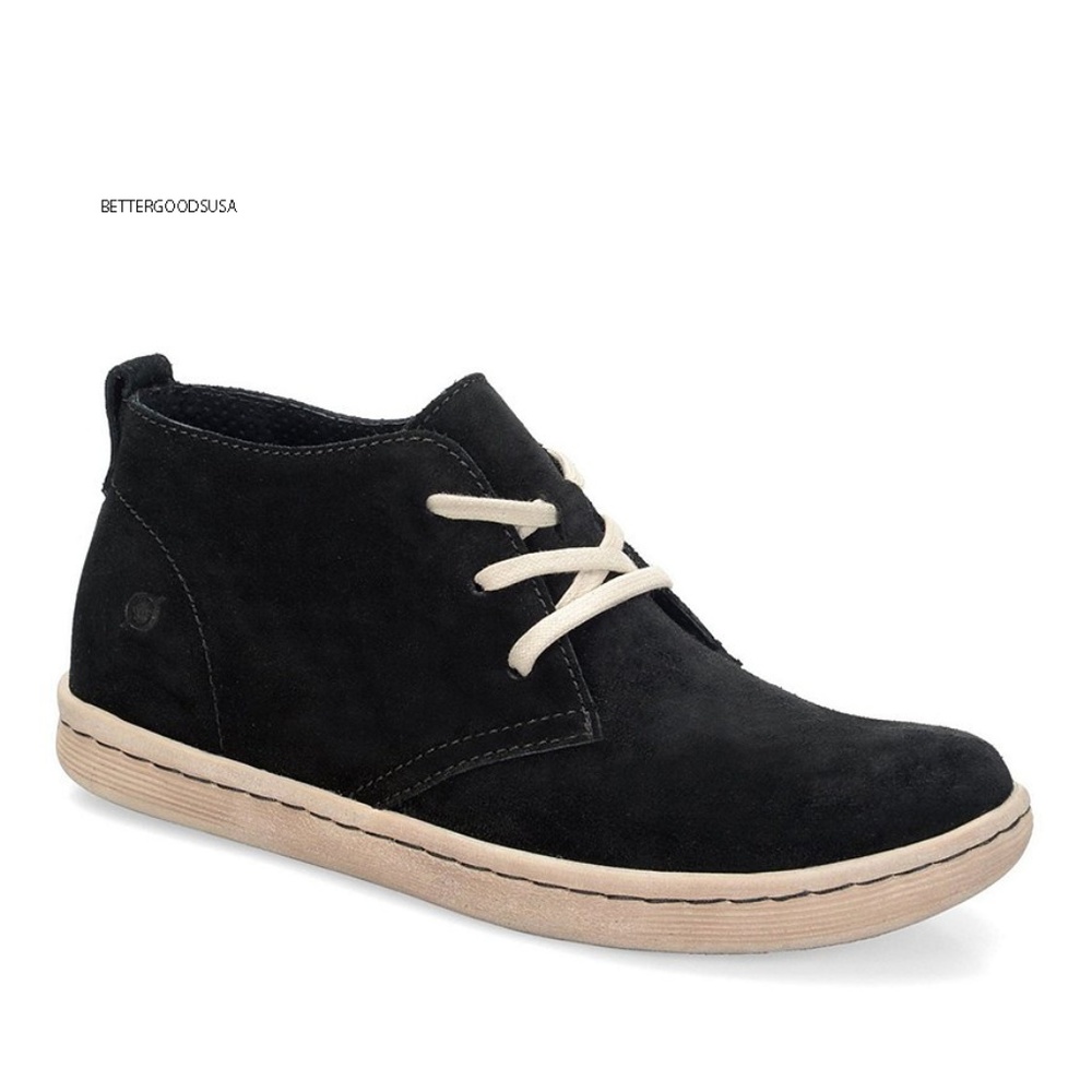 Born men's Cristian Suede Chukka Boots Black 13 M